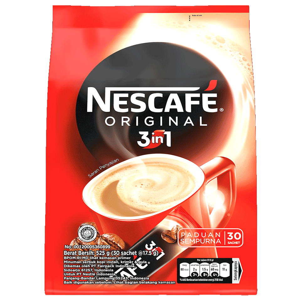 nescafe 3 in 1 strong calories